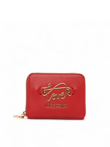 Portafoglio Rosso Love Moschino Donna