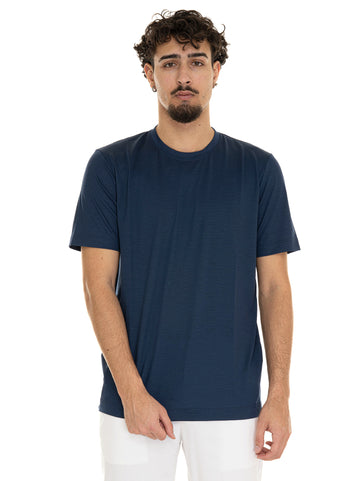 T-shirt girocollo JAMES Blu royal Marco Pescarolo Uomo