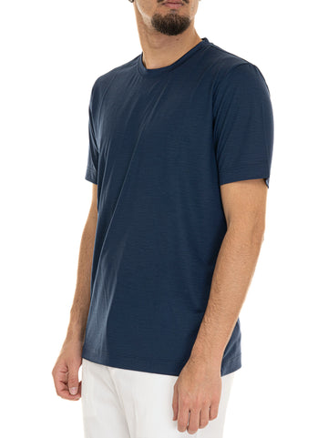 T-shirt girocollo JAMES Blu royal Marco Pescarolo Uomo