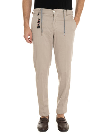 Jogger pants MANU Beige Marco Pescarolo Men