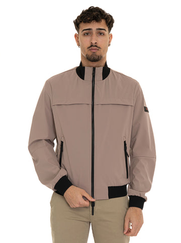 Giubbino bomber POTOSIMDN01 Beige-nero Peuterey Uomo