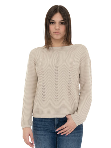 Maglia Beige Quality First Donna