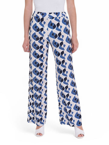Pantalone morbido Azzurro Quality First Donna