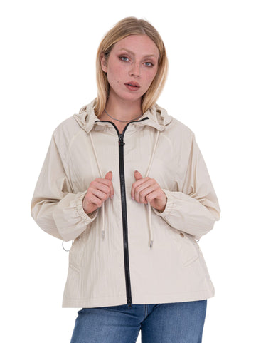 Spolverino corto Beige Quality First Donna