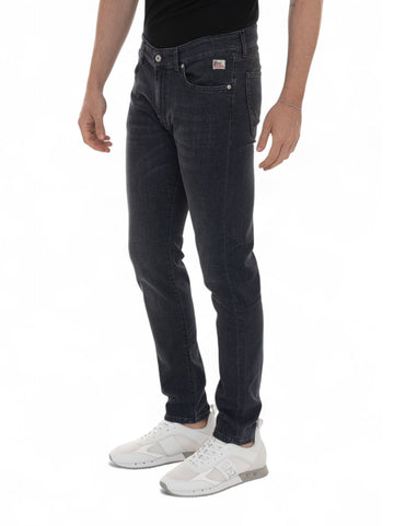 Jeans 5 tasche 517 Blu black Roy Rogers Uomo