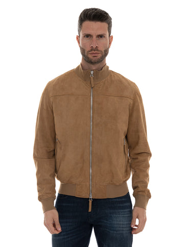 Giubbino bomber Beige Roy Rogers Uomo