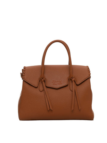 Borsa Cognac Secret PonPon Donna