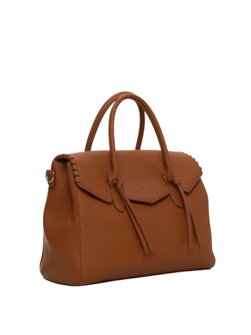 Borsa Cognac Secret PonPon Donna