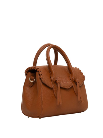 Borsa Cognac Secret PonPon Donna