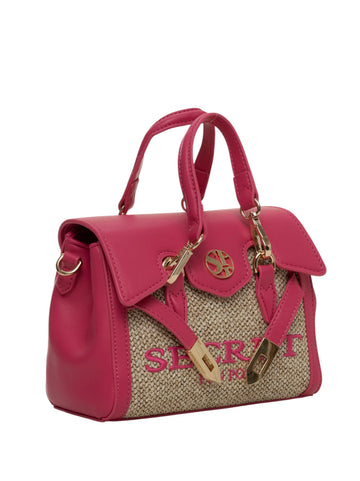 Borsa Fucsia Secret PonPon Donna