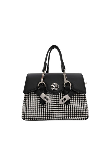 Mini Bag QUINY-TWINKLE-XSMALL Black Secret PonPon Woman