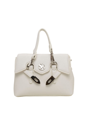 Borsa Bianco Secret PonPon Donna