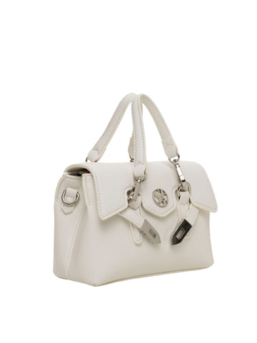 Borsa Bianco Secret PonPon Donna