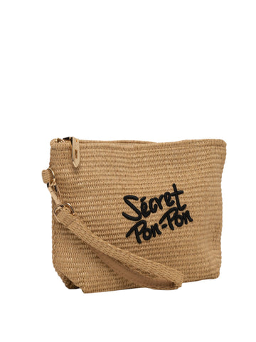 Borsa Beige Secret PonPon Donna
