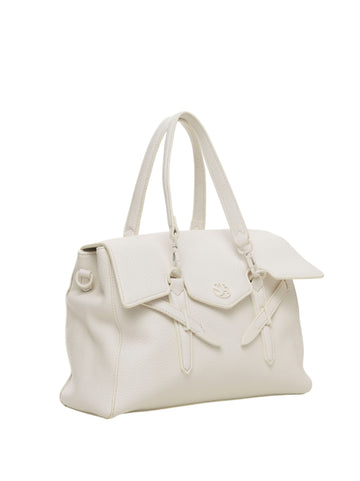 Borsa Bianco Secret PonPon Donna