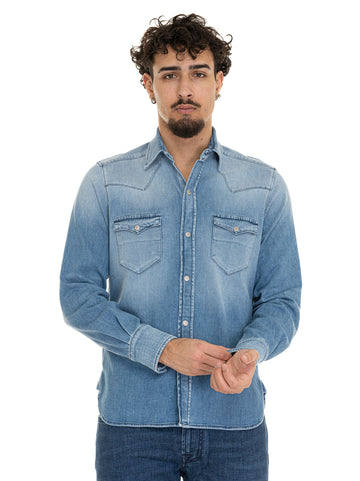 Camicia jeans Denim medio Tramarossa Uomo