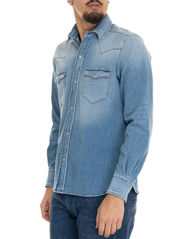 Camicia jeans Denim medio Tramarossa Uomo