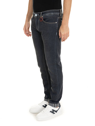 LEONARDO 5-pocket jeans Grey denim Tramarossa Men