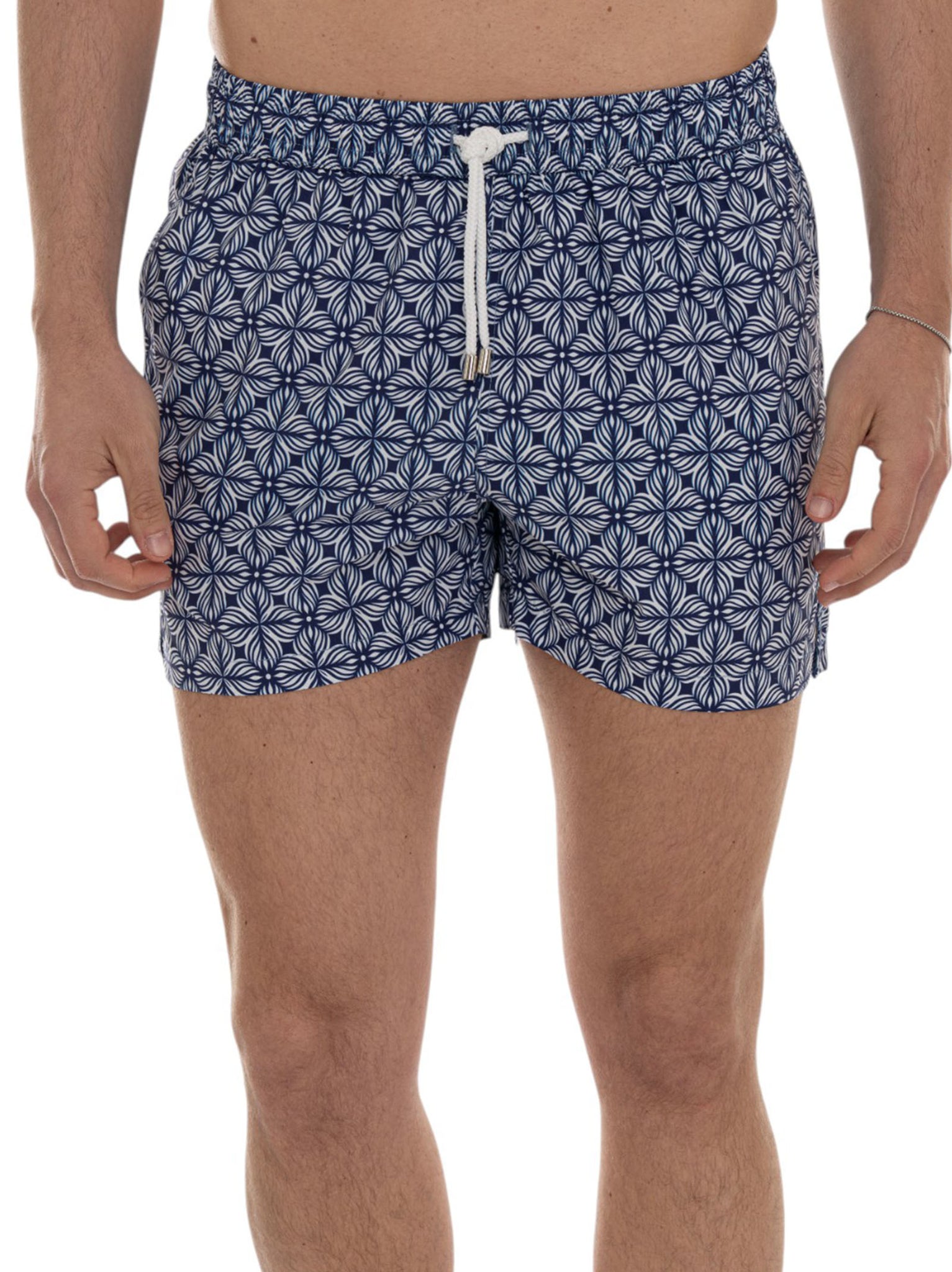 Boxer mare CAPRI-XMARE Blu-bianco Vincenzo De Lauziers Uomo