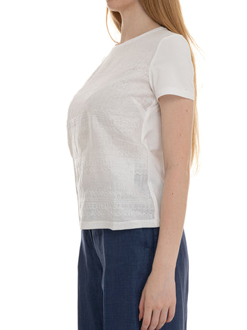 T-shirt mezza manica Bondeno Bianco Weekend Max Mara Donna