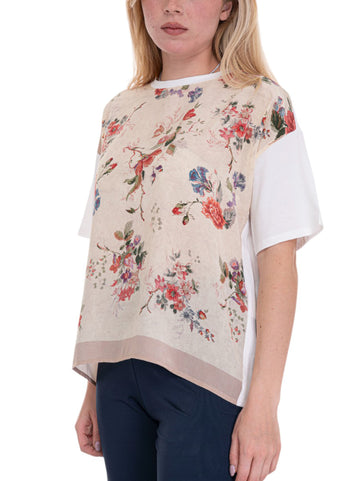 T-shirt Pampas Bianco-beige Weekend Max Mara Donna