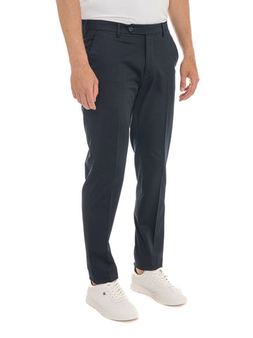 Pantalone modello chino MORELLO Blu Berwich Uomo