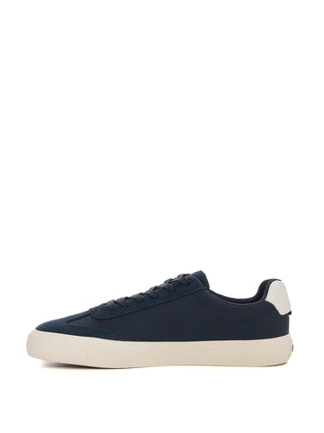 Men's BOSS Blue Aiden-tenn Lace-Up Sneakers