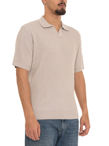 Light Gray Aravolo Jersey Polo Shirt BOSS Men