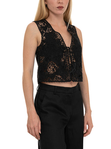 Top IRIKA Nero BOSS Donna