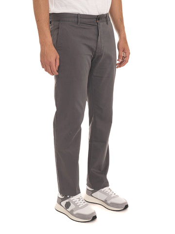 Pantalone in cotone  CHINO-SLIM Grigio BOSS Uomo