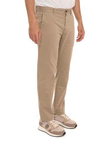 Pantalone in cotone  CHINO-SLIM Marroncino BOSS Uomo