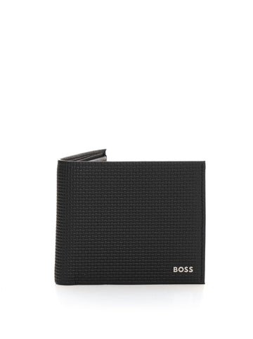 Set portafoglio e portacarte GB-W-WALLET&CARD Nero BOSS Uomo