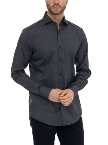 Camicia classica da uomo H-HANK Blu BOSS Uomo