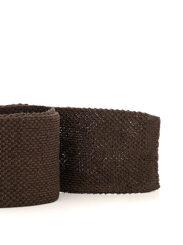 Cravatta in maglia  H-TIE Marrone BOSS Uomo