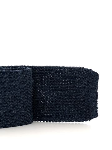 Cravatta in maglia  H-TIE Blu BOSS Uomo