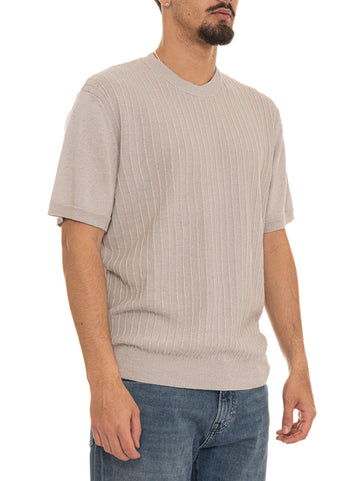 Crew-neck sweater KAJORDINO Light grey BOSS Men