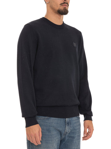 Maglia girocollo KANOVANO-S Blu BOSS Uomo