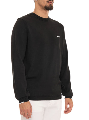 Maglia girocollo KN-EVER-X-CN Nero BOSS Uomo