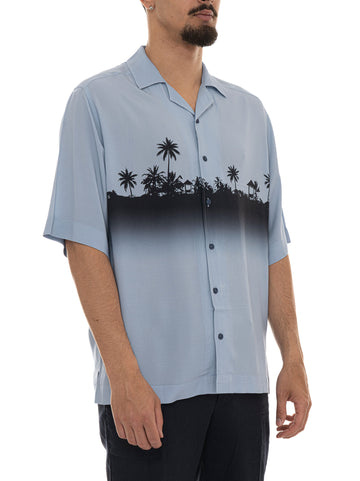 Camicia Celeste BOSS Uomo
