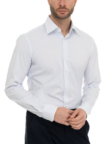 Camicia classica da uomo  P-HANK Celeste BOSS Uomo