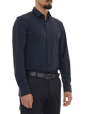 Camicia classica da uomo  P-HANK Blu BOSS Uomo