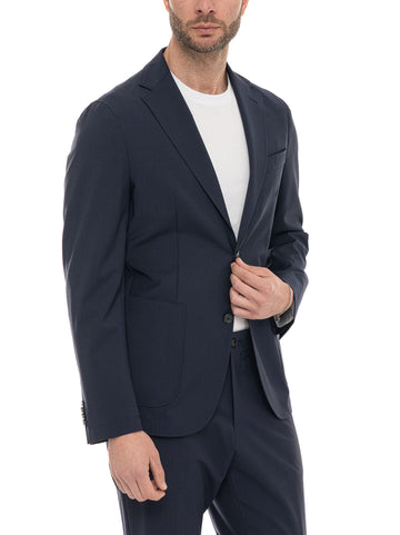 Giacca sfoderata decostruita  P-HANRY-WG Blu BOSS Uomo