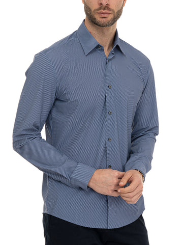 Camicia casual  P-LIAM Denim BOSS Uomo