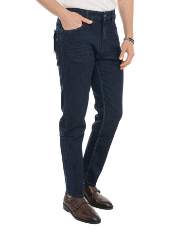 Jeans 5 tasche  P-RE-MAINE Denim scuro BOSS Uomo