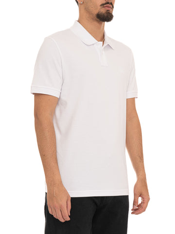 Polo in cotone piquet Bianco BOSS Uomo