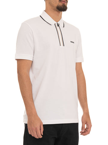 PHILIX-GOC Short-sleeved polo shirt White BOSS Men