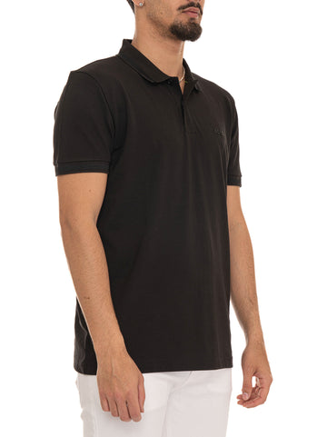 BOSS Men's Black PIO Short-Sleeve Polo Shirt
