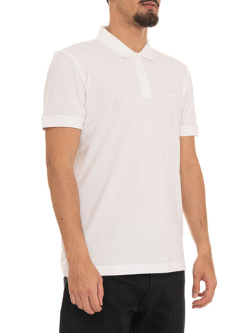 Men's BOSS PIO White Short-Sleeved Polo Shirt