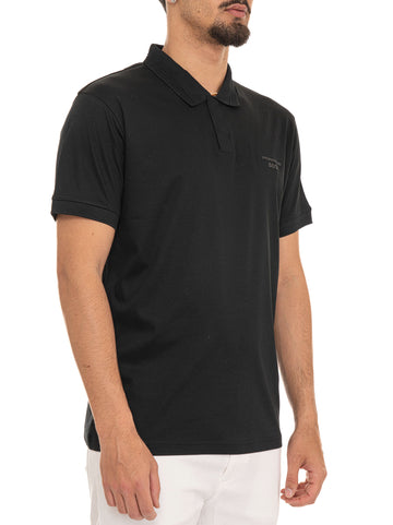 BOSS Men's PL-PS-SPIRIT70 Black Short Sleeve Polo Shirt