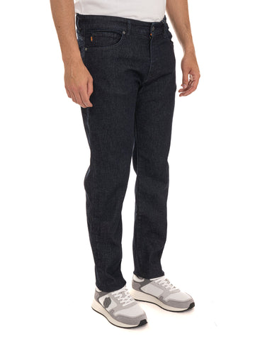 BOSS Men's RE-MAINE Blue 5-Pocket Jeans